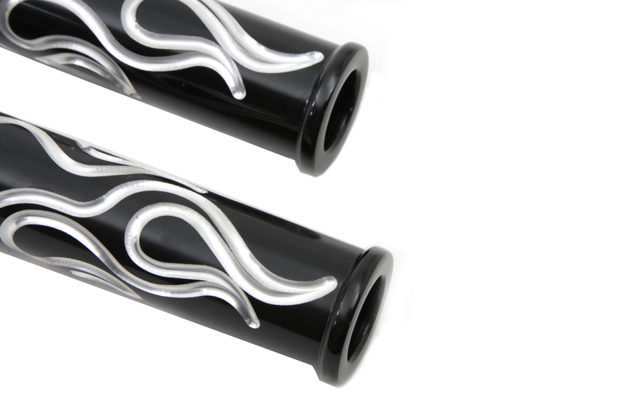 Black Flame Style Footpeg Set