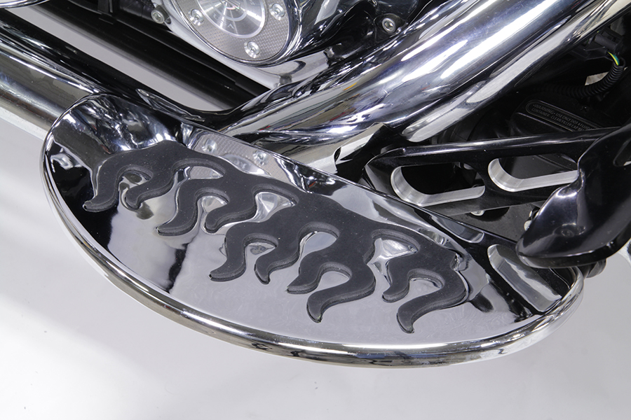 Driver Footboard Set with Flame Design