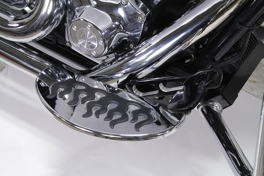 Driver Footboard Set with Flame Design