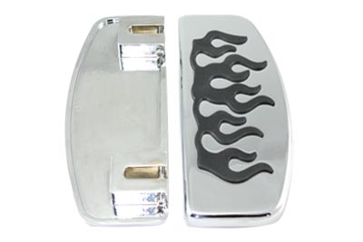 Driver Footboard Set with Flame Design