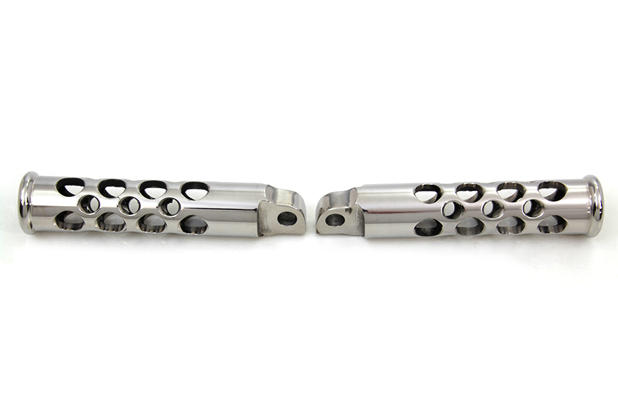 Swiss Cheese Style Footpeg Set Stainless Steel