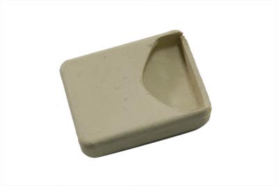 White Brake Pedal Rubber