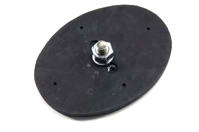 Oval Brake Pad Black