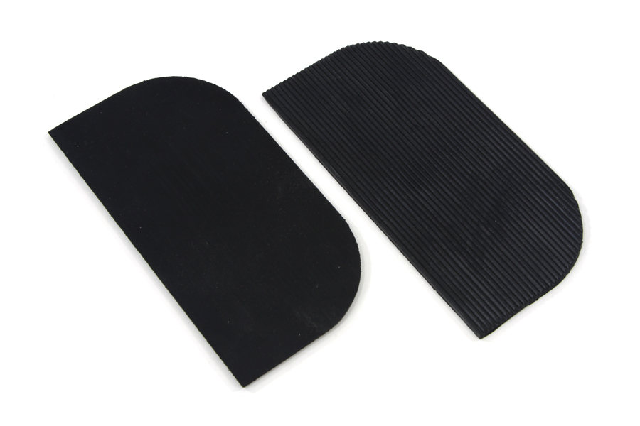 Mini Footboard Mat Set Black Rubber