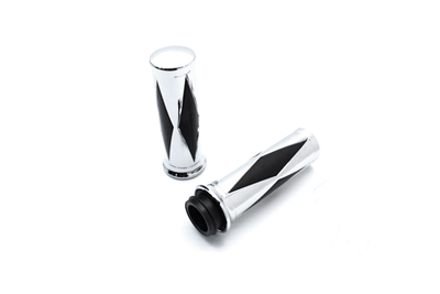 Diamond Style Throttle By Wire Grip Set for FLT 2008-UP