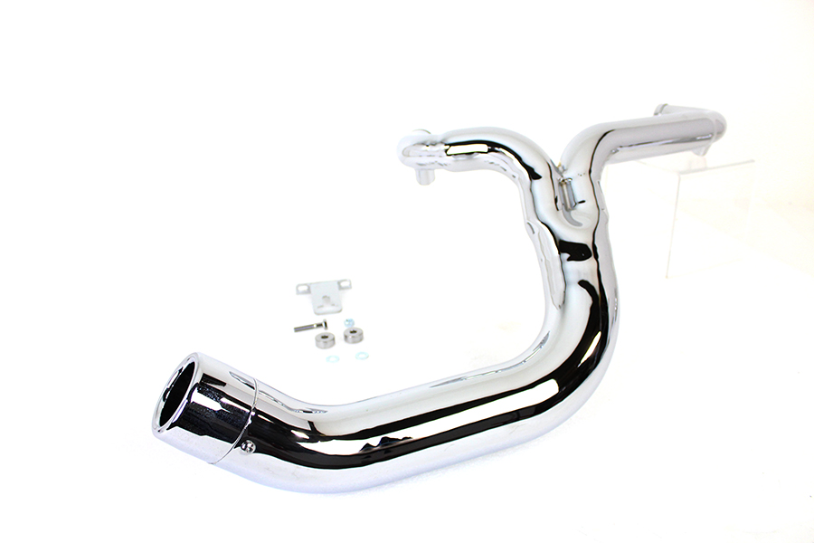 FLT 2:1 Lake Style Exhaust System Chrome