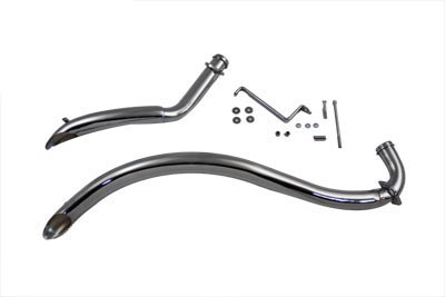 Radii 1986-2006 XL Sportster Curved Exhaust Drag Pipes