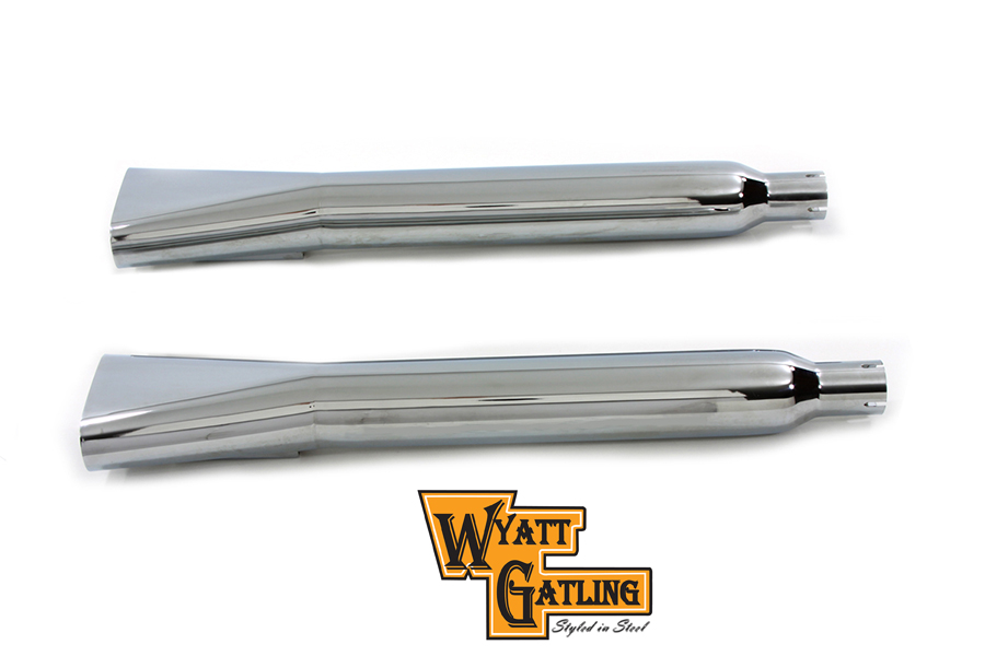 Wyatt Gatling Wide Oval Muffler Set