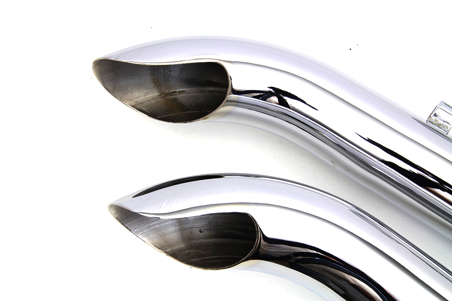 Exhaust Drag Pipe Set Slash Cut