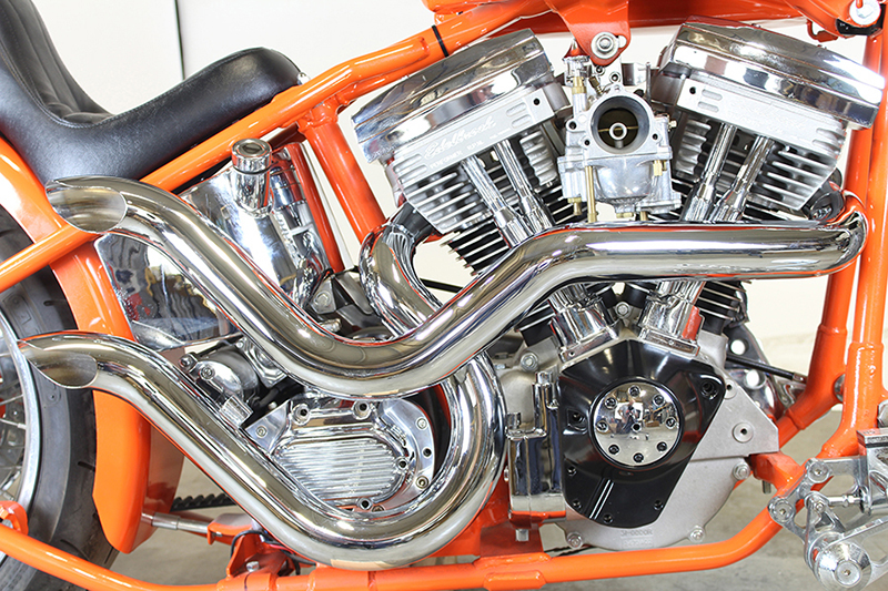 Exhaust Drag Pipe Set Slash Cut