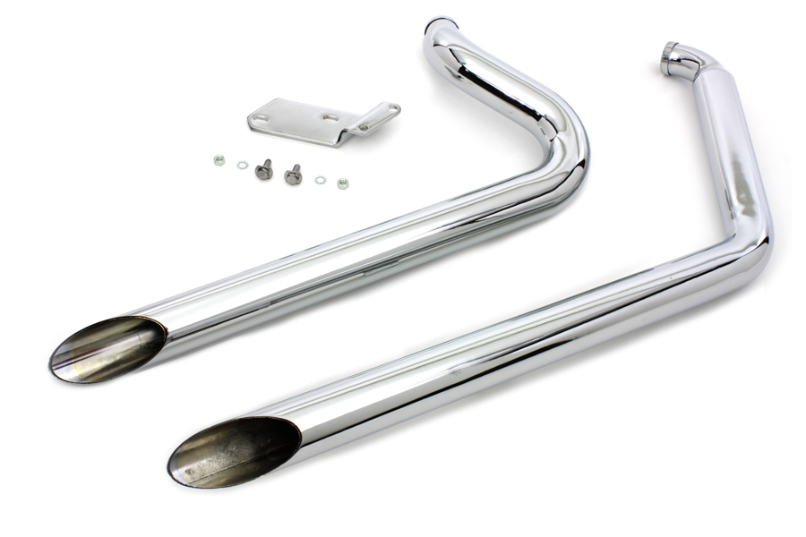 Wyatt Gatling Exhaust Drag Pipe Set Side Slash