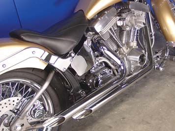 Wyatt Gatling Exhaust Drag Pipe Set Side Slash