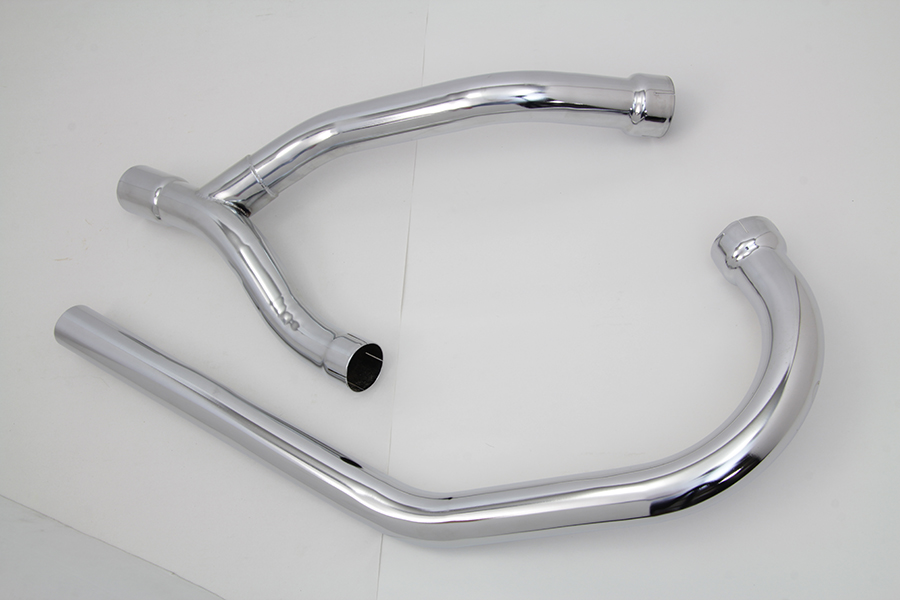 2 into 1 KH Exhaust Header Set Chrome