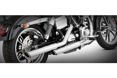 V&H 1991-2010 FXD Dyna Super Glide Twin Slash Slip-On Mufflers