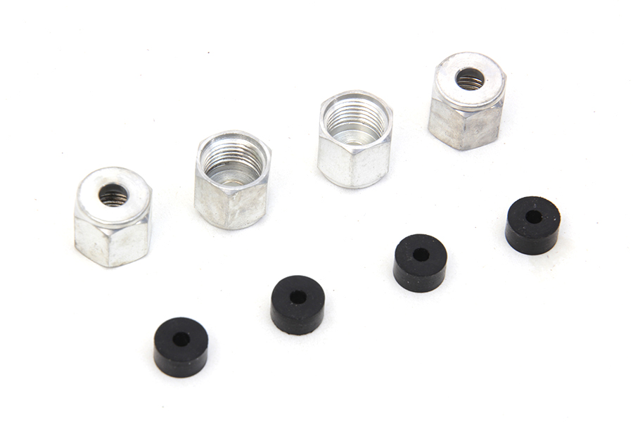 Rocker Arm Cover Oil Line Fitting Nuts and Seals Kit