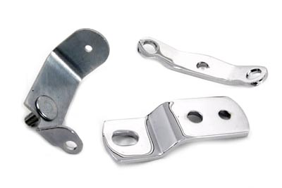 Chrome XL 1957-1976 Sportsters Top Motor Mount 3 Piece Set
