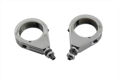 Turn Signal Clamp Set with Grooves 41mm