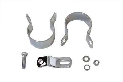 Exhaust Mount Clamp Kit Chrome