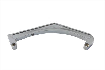 Chrome Side Mount Tail Lamp Bracket Curved