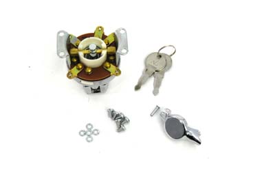 Fat Bob Ignition Switch with 5 Terminals Chrome