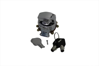 Hinge Ignition Switch 6 Terminal Chrome