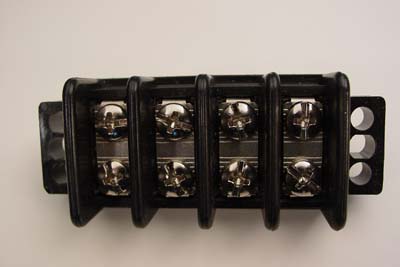 Wiring Terminal Block with 8 Posts
