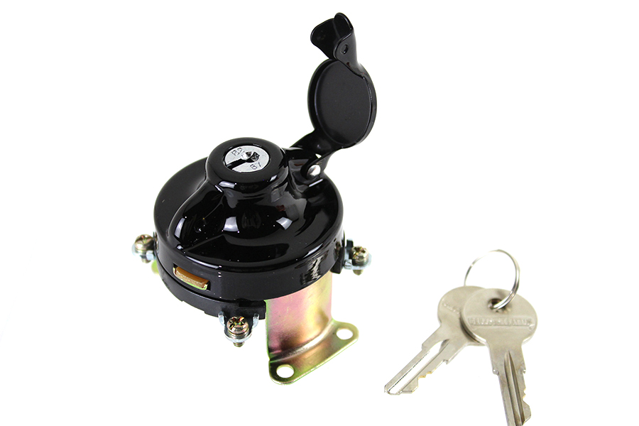 Black Ignition Switch with 5 Terminals