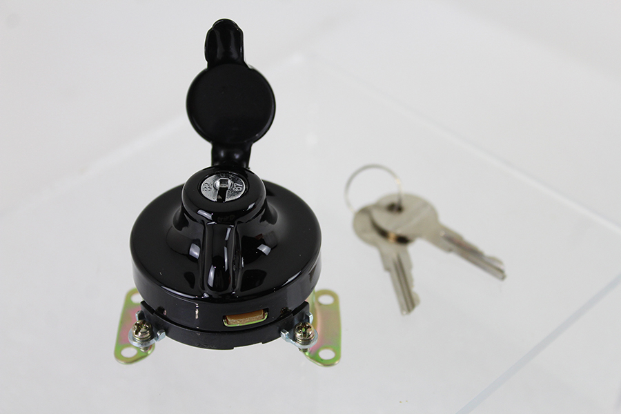 Black Ignition Switch with 5 Terminals