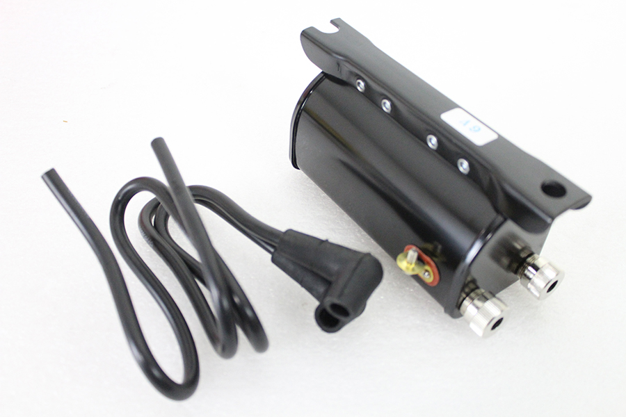 Stock 6 Volt Replica Ignition Coil Black