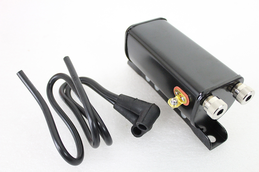 Stock 6 Volt Replica Ignition Coil Black
