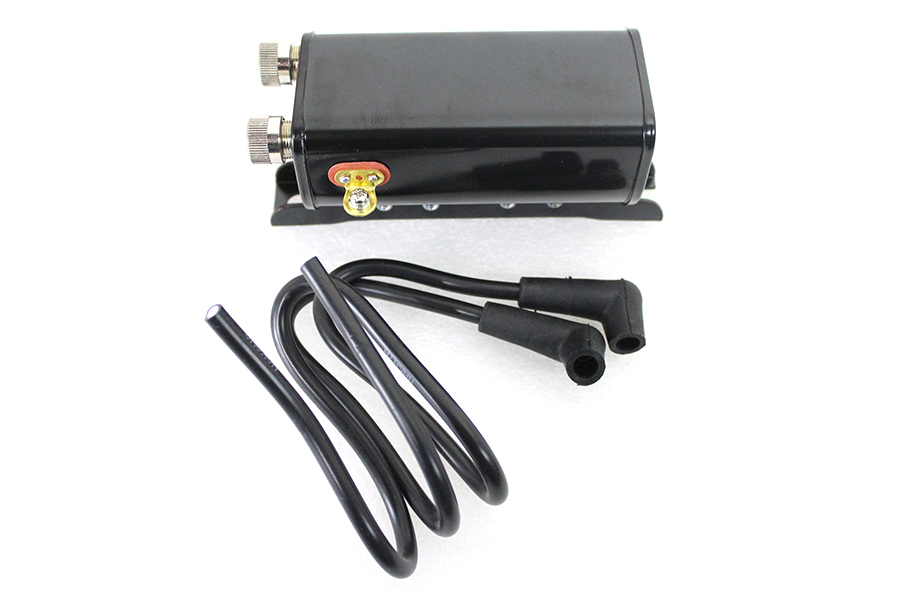 Stock 6 Volt Replica Ignition Coil Black