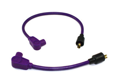 Sumax Purple 8mm Spark Plug Wire Kit for 1965-99 Big Twins
