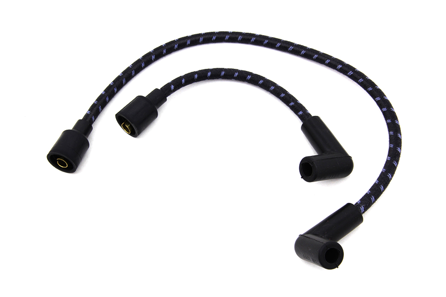 Sumax Black with Blue Tracer 7mm Spark Plug Wire Set