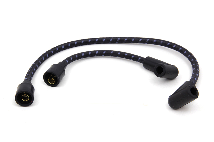 Sumax Black with Blue Tracer 7mm Spark Plug Wire Set
