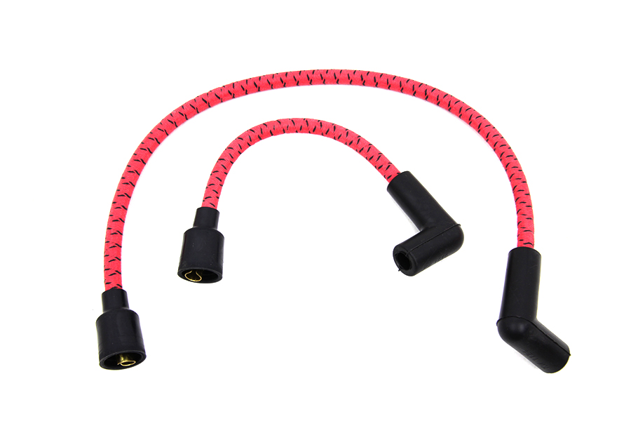 Sumax Red with Black Tracer 7mm Spark Plug Wire Set