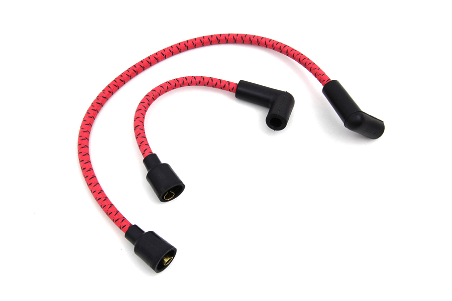 Sumax Red with Black Tracer 7mm Spark Plug Wire Set