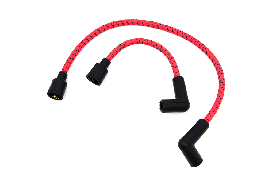 Sumax Red with Black Tracer 7mm Spark Plug Wire Set