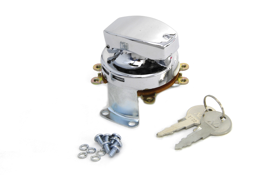 Chrome 1973-95 Big Twins Six Terminal Ignition Switch