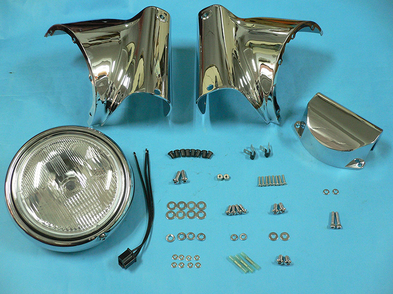 Chrome Headlamp Cowl Kit