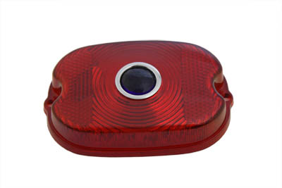 Tail Lamp Blue Dot Red Plastic Lens