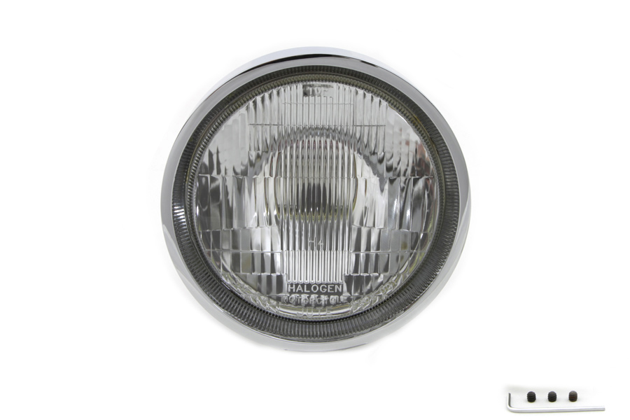 5-3/4 Spring Fork Style Billet Headlamp