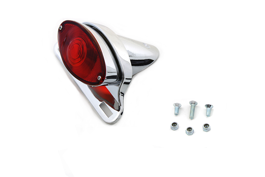 Chrome Cateye Tail Lamp Assembly
