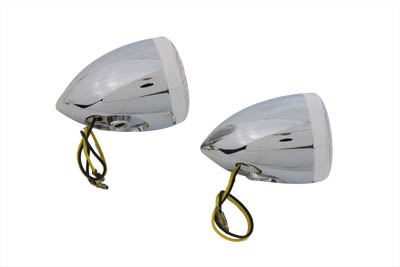 Amber Rear Bullet Style LED Turn Signal Lamp for VRSC