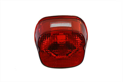 Tail Lamp Lens Laydown Style Red for 2004-2007 Big Twins & XL