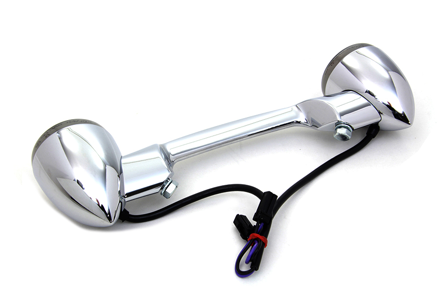 Chrome Revox Turn Signal Bar with Lamps