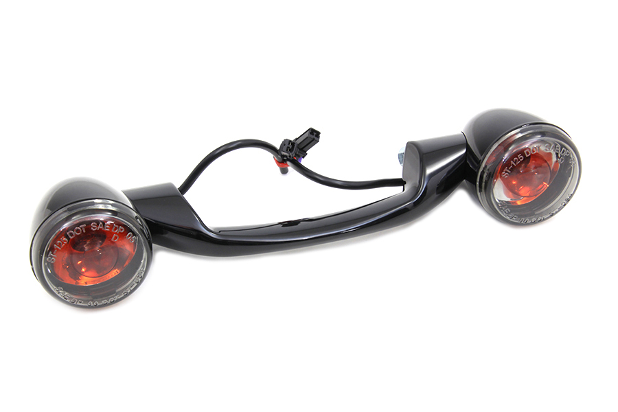 Black Revox Turn Signal Bar with Lamps