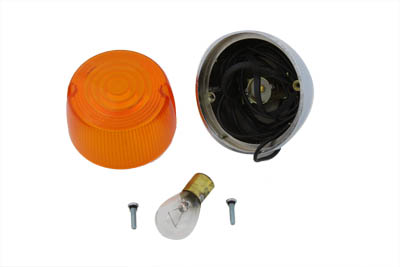 Chrome 1977-1985 XL Sportsters Front Turn Signal Assembly