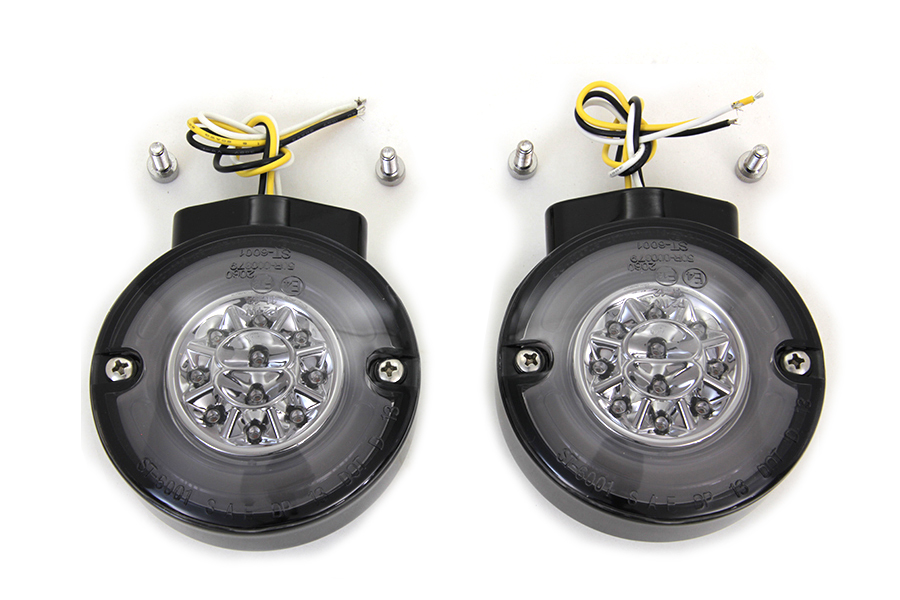 Black LED Turn Signal Set Front