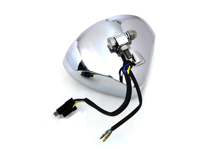 Chrome Oval Style Headlamp