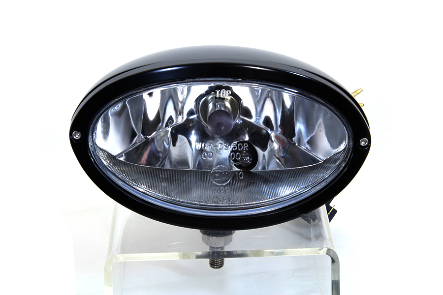 Black Oval Style Headlamp